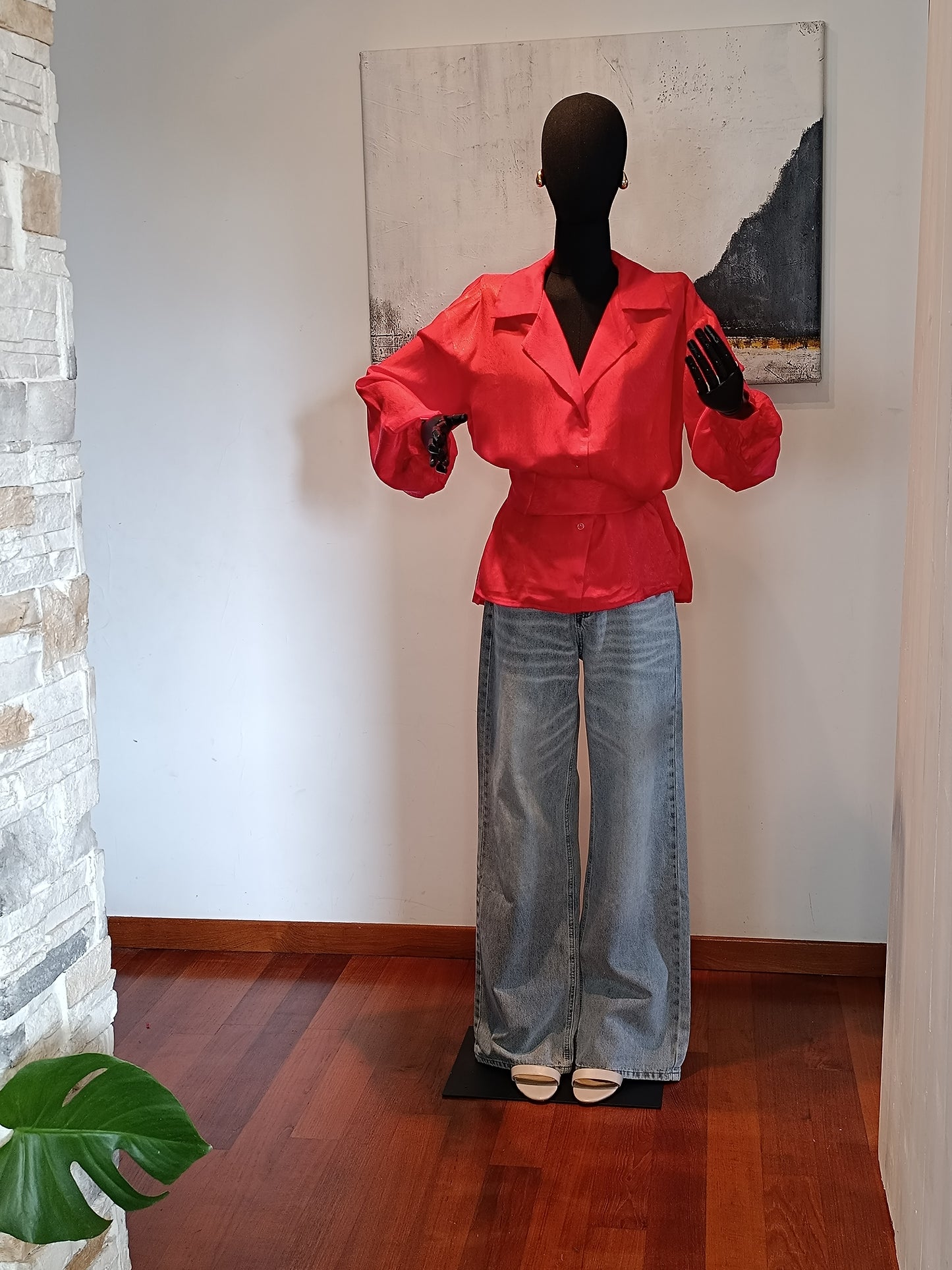 Jeans Wide leg chiaro