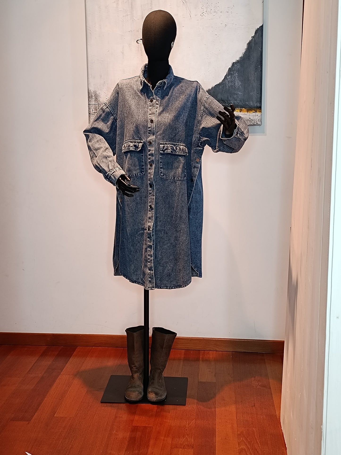 Camicione jeans