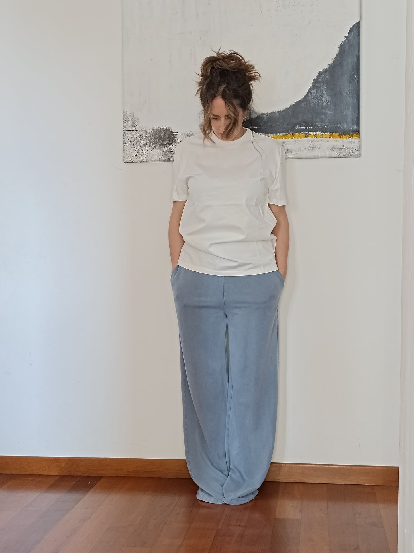 Pantalone tuta palazzo