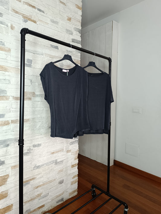 T-shirt Lavaggio grigio scuro